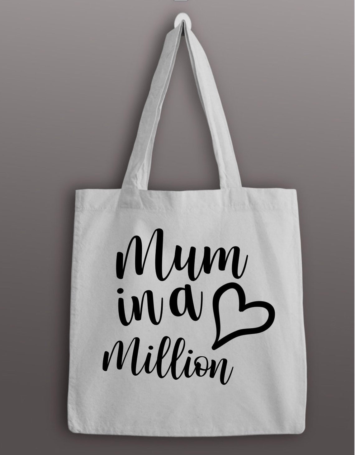 Mum Tote Bag Canvas Bag Gift Idea Tote bag Shopping bag Etsy