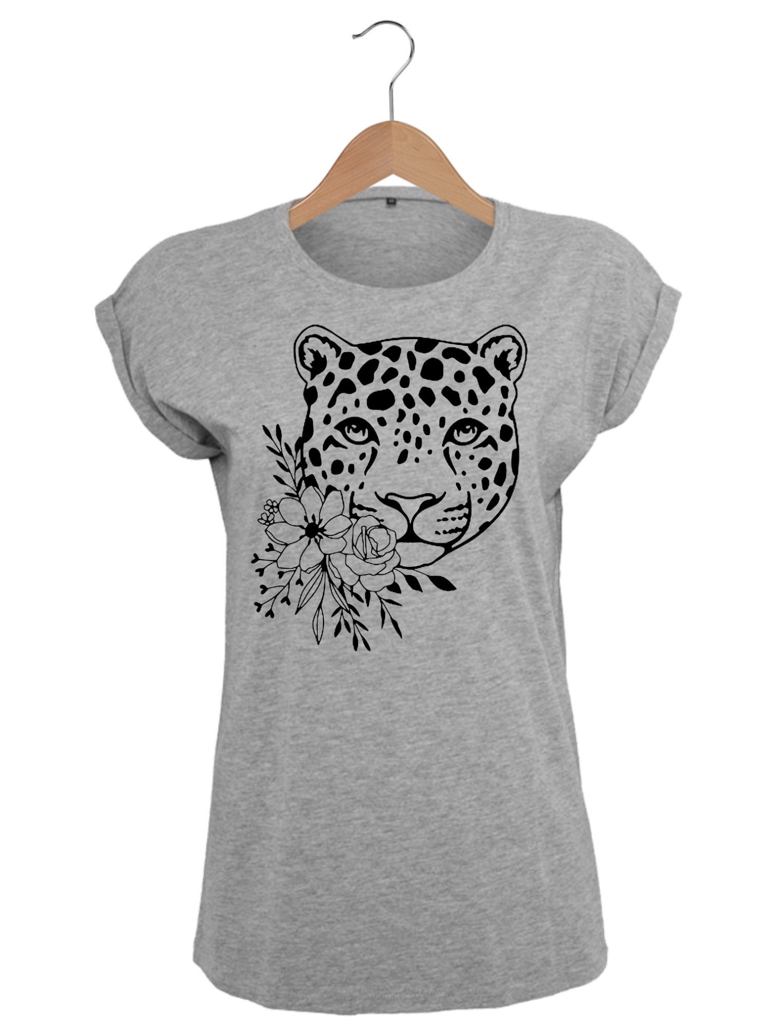 LEOPARD PRINT TSHIRT Women Graphic Tees Animal Tee Shirt Etsy UK