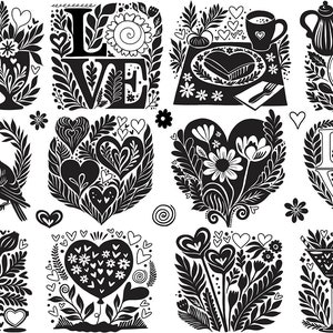 Underglaze Transfer, Ceramic Decal - Love is in the Air