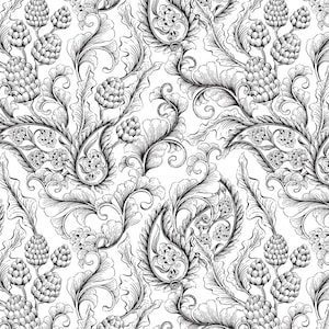 Trasferimento sotto smalto, decalcomania in ceramica - carta da parati veneziana