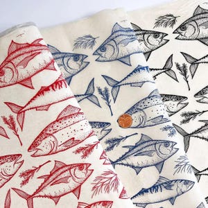 Underglaze Transfer, Ceramic Decal - Tale of Three Fishes