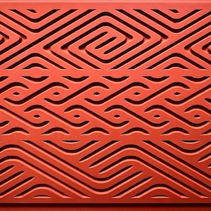 Rubber Texture Mat “Weaving #2”, Rubber Stamp/Stamp for Clay, Printmakers