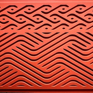Rubber Texture Mat “Weaving #1”, Rubber Stamp/Stamp for Clay, Printmakers
