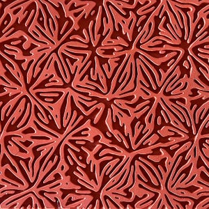 Rubber Texture Mat “Lichen”, Rubber Stamp/Stamp for Clay, Printmakers