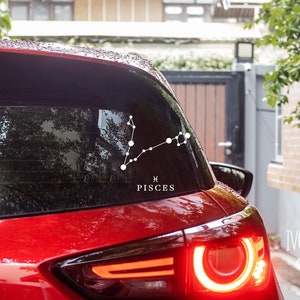 Pisces Constellation Decal | Laptop Decal | Car Decal | Cup Decal | Zodiac Sign Decal | Astrology Sign Decal | Star Decal