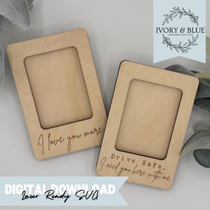 DIGITALE DOWNLOAD vizierclip fotohouder | SVG | Lasergraveerder | Bestand knippen | Verjaardag | Echtgenoot cadeau | Vriendje | Valentijnsdag | 14 februari