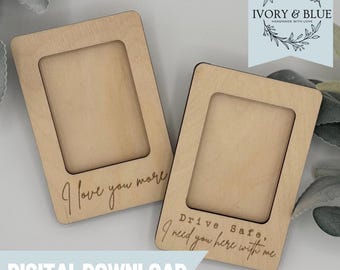 DESCARGA DIGITAL Clip para visera para fotos / SVG / Grabador láser / Archivo de corte / Aniversario / Regalo para esposo / Novio / Día de San Valentín / 14 de febrero