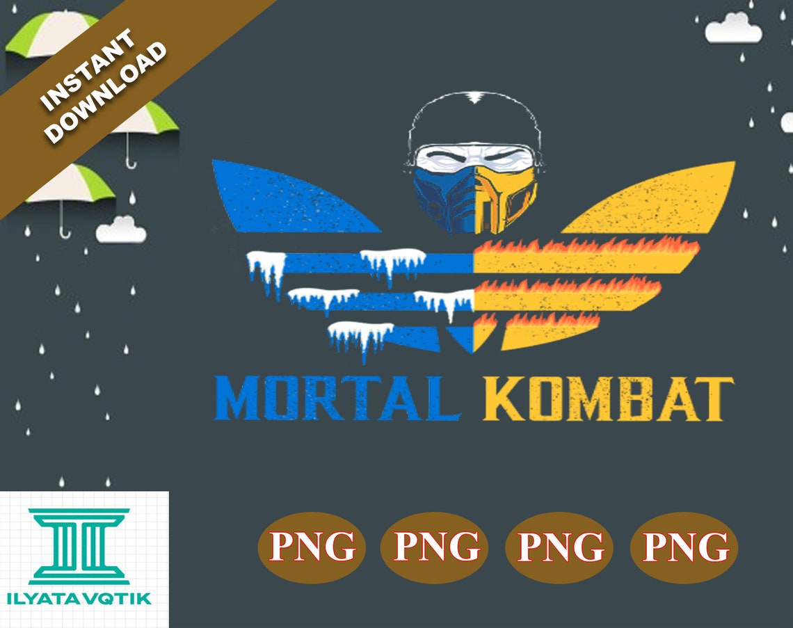 Svg mortal Kombat svg sub zero mortal kombat svg scorpion Etsy