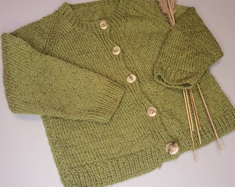 personalised baby cardigan