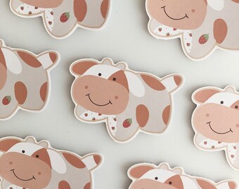 Strawberry Cow Pillow Pet - Etsy Israel