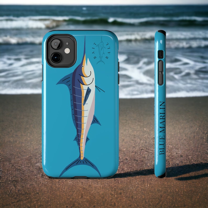 Fishing iPhone Case blue Marlin 14 14 Plus 13 13 Mini 12 12 Etsy UK