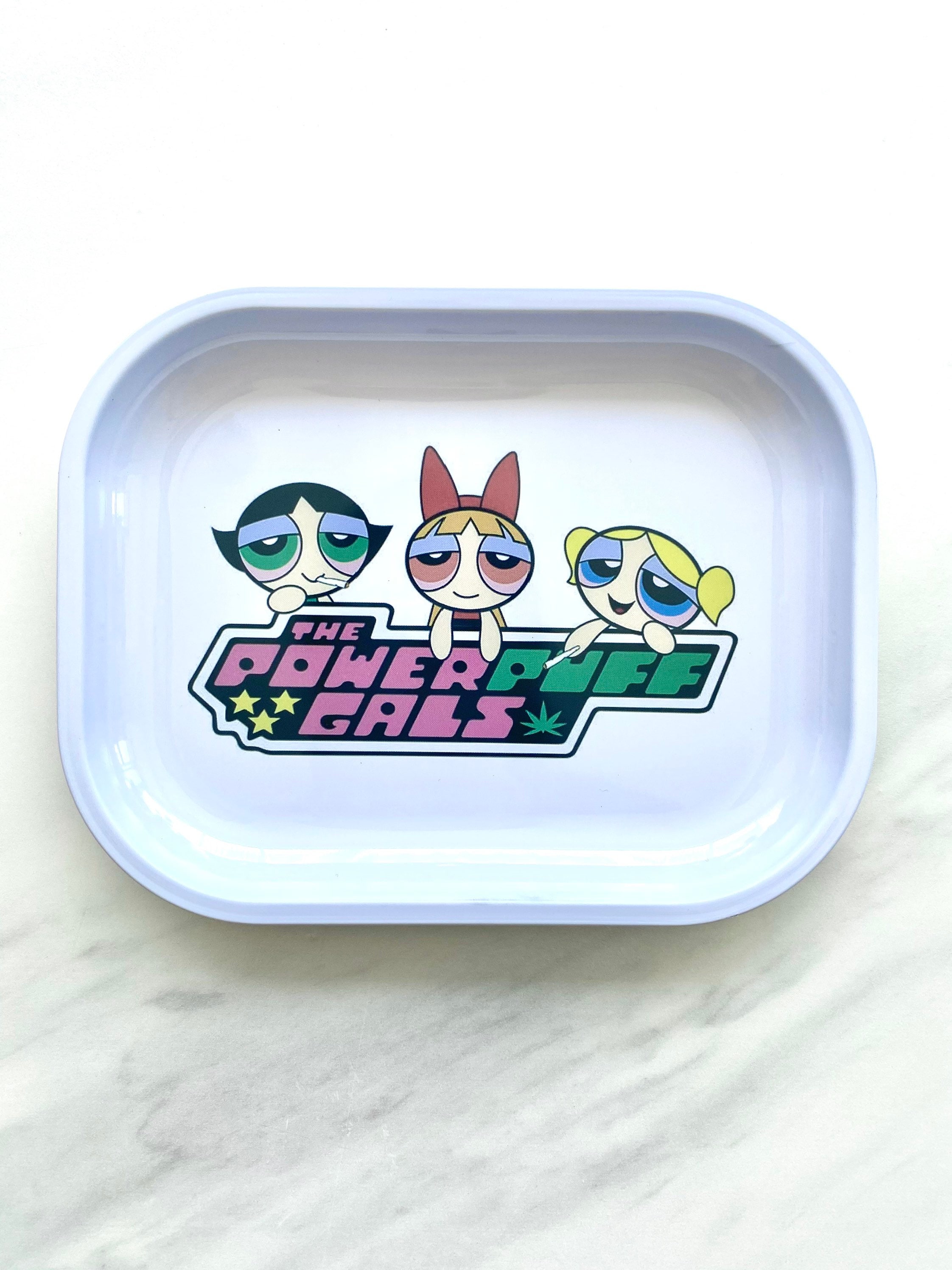 Mellowpuff Girls • Rolling Tray • Decorative Tray • Smoke Accessories • Gifts for Her • Tobacco Rolling Tray