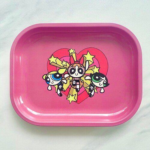 Powerpuff Girls Rolling Tray Decorative Tray Stoner Girl Etsy