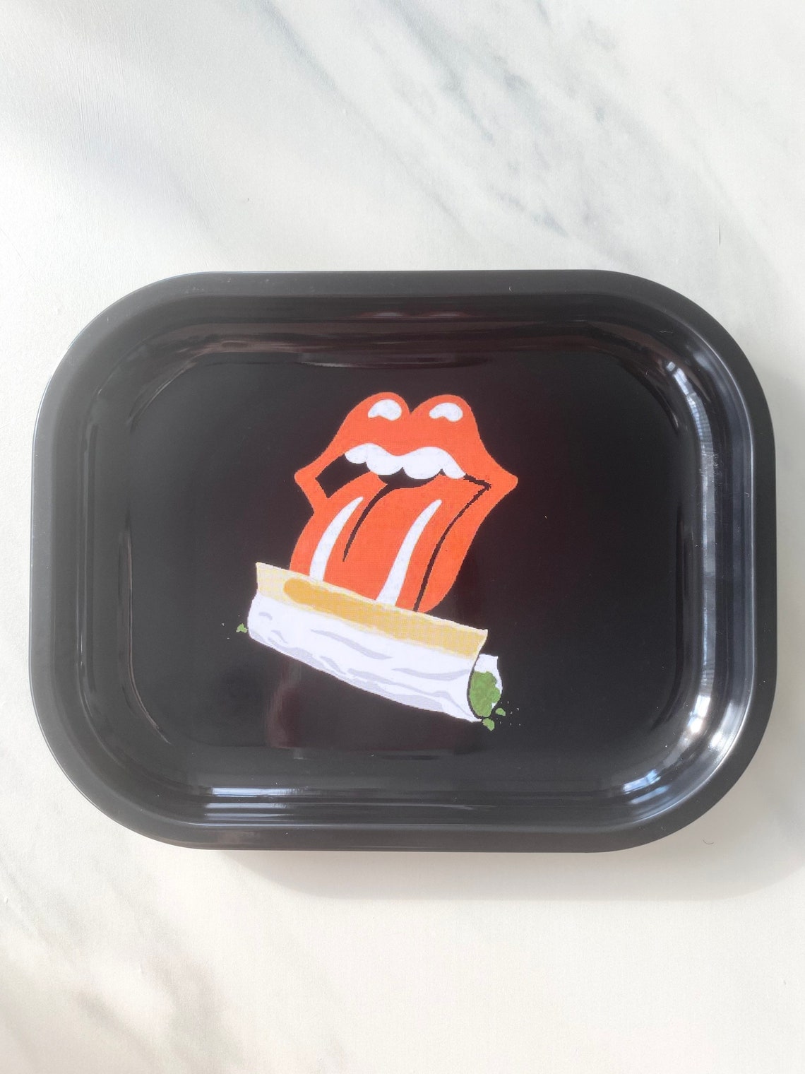 Rolling Stones Rolling Tray Decorative Tray Stoner Girl Etsy