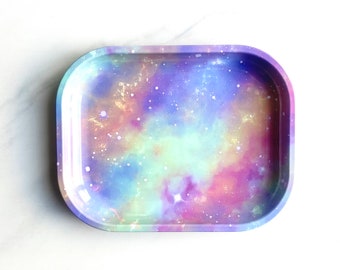 Galaxy Rolling Tray • Rolling Tray • Decorative Tray • Smoke Gifts for Her • Smoke Gifts • Tobacco Rolling Tray