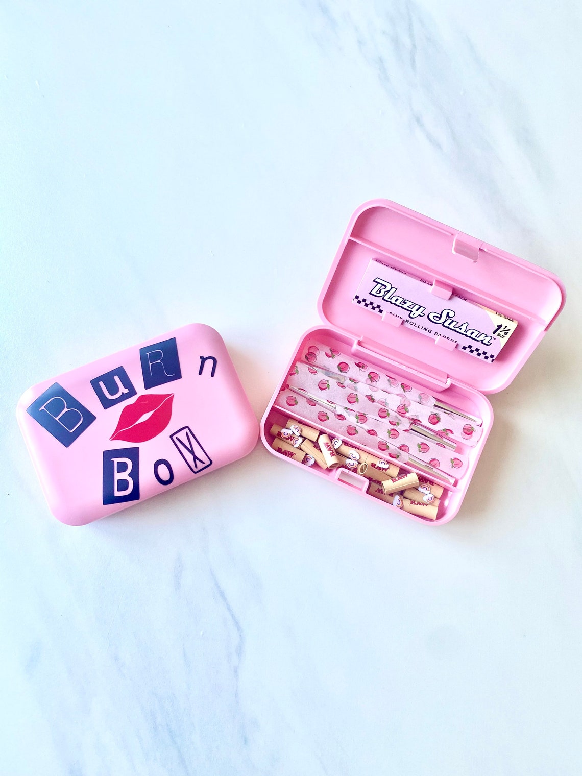 Burn Box Smoke Kit Stoner Girl Smoke Accessories Burn Etsy