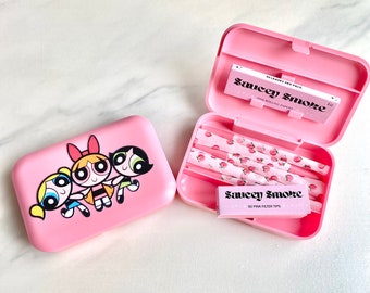 Powerpuff Girls Smoke Box • Smoke Accessories • Stash Box • Gifts for Her • Stash Box for Her • Girly Stoner • Personalized Stash Box