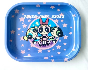 Starrypuff Girls • Rolling Tray • Decorative Tray • Smoke Accessories • Gifts for Her • Tobacco Rolling Tray • Smoke Accessories for Her