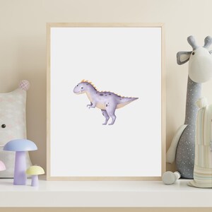 Neutral Dinosaur Print, Tyrannosaurus Nursery Art, Printable Wall Art, Nursery Decor, Room Decor, INSTANT DIGITAL DOWNLOAD