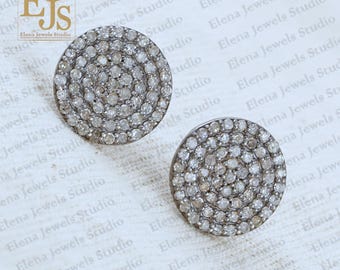 Künstlicher Diamant - Ohrstecker
