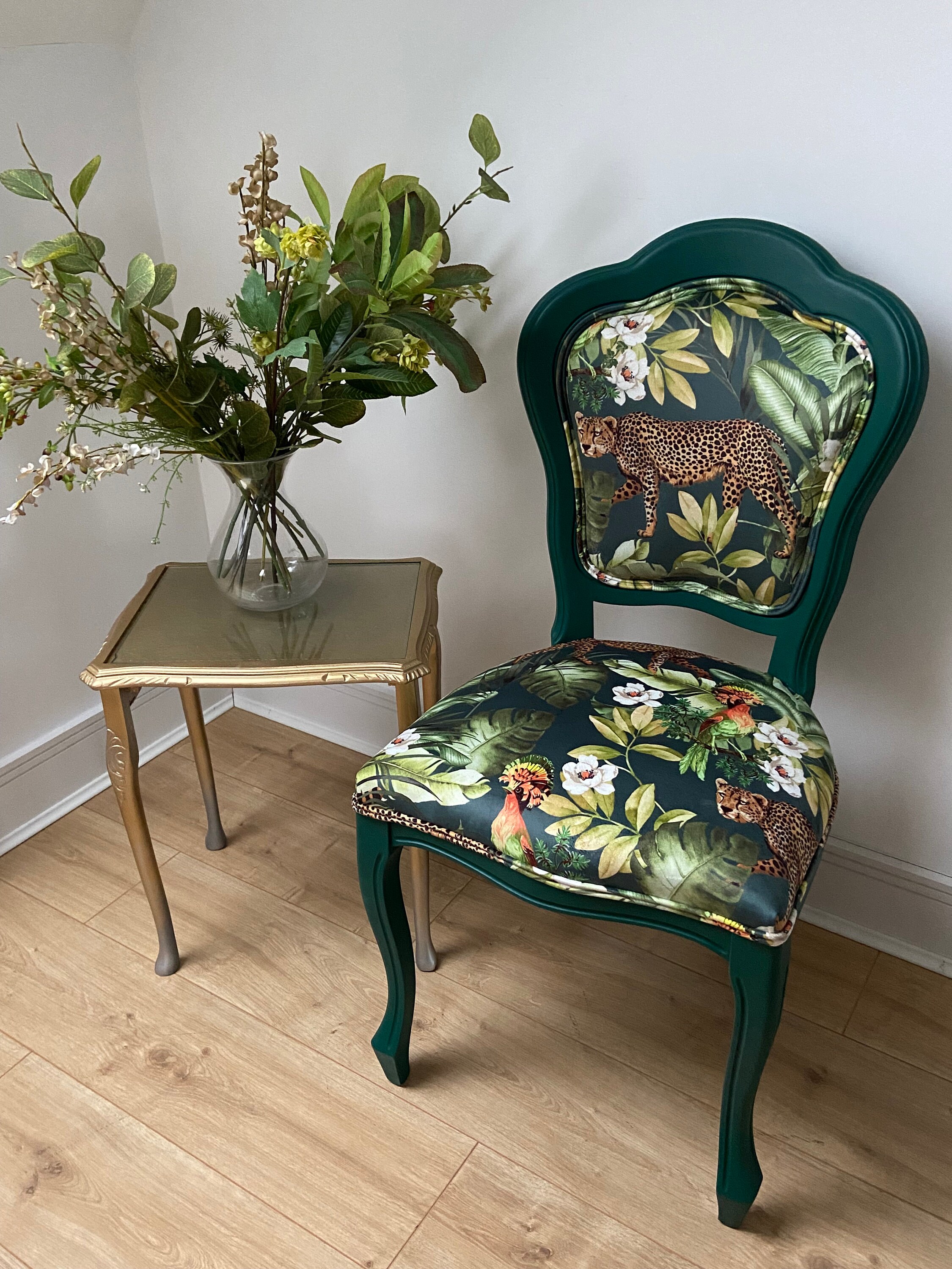 Animal Print Chair Etsy UK