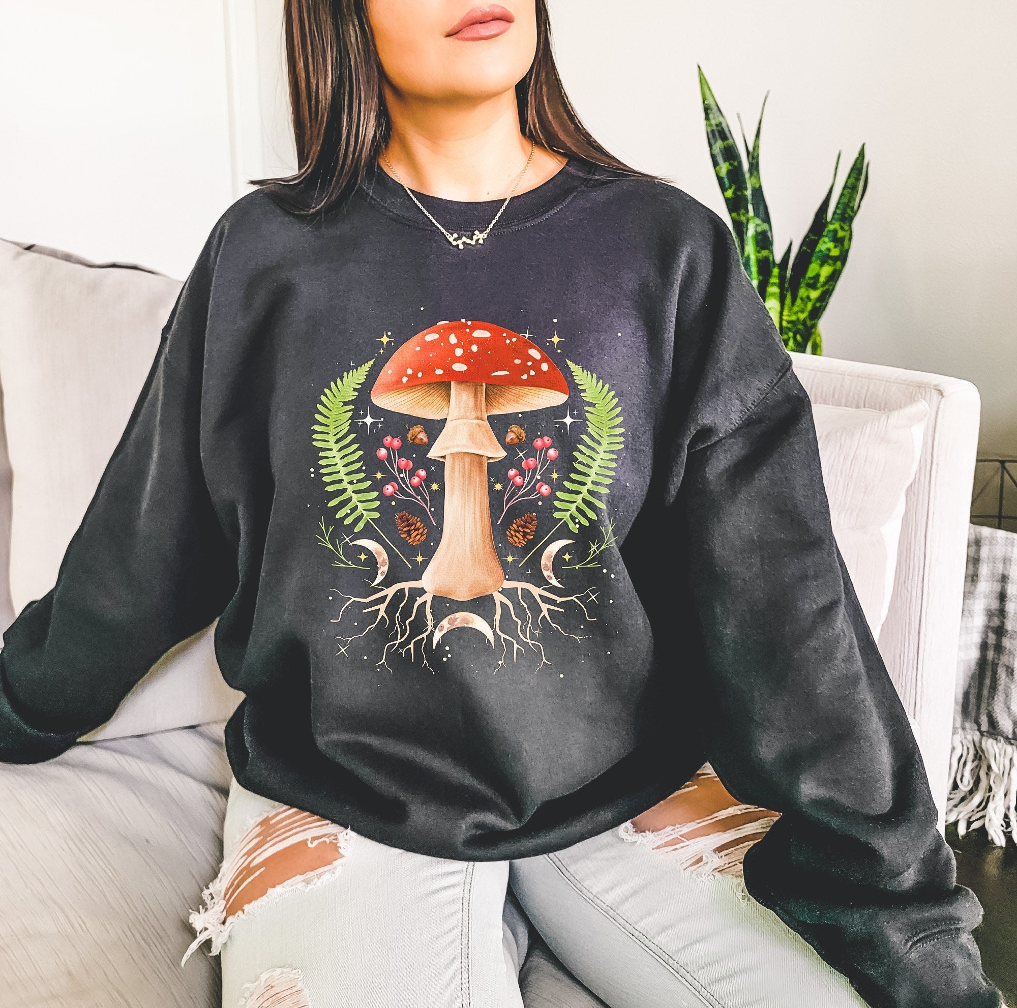 Evil Eyes Weirdcore Hoodie, Alternative Clothing, Witchy Goth Sweater,  Goblincore Clothes, Weird Hoodie, Plus Size Goth Gifts Women 