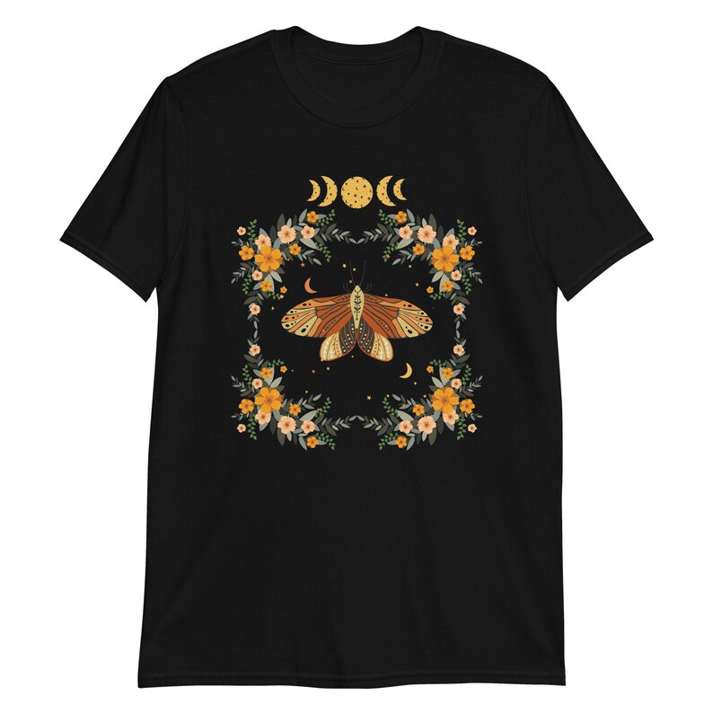 Moth Shirt Vintage Butterfly Shirt Moon Lover Gift Shirt - Etsy