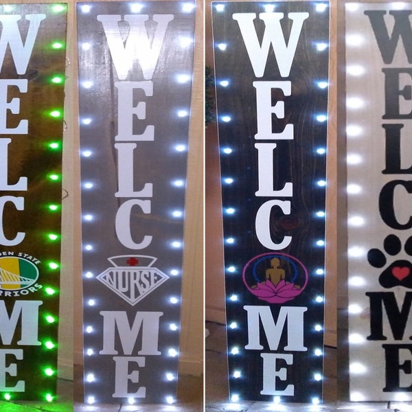 Vertical Welcome Sign - Etsy