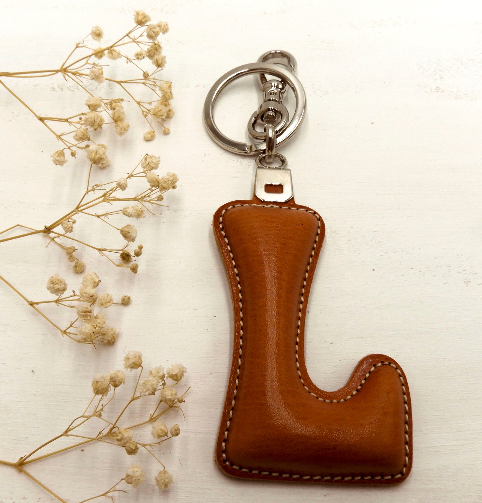 Initial Keychain Letter Shaped Keychain Alphabet Original Etsy New Zealand