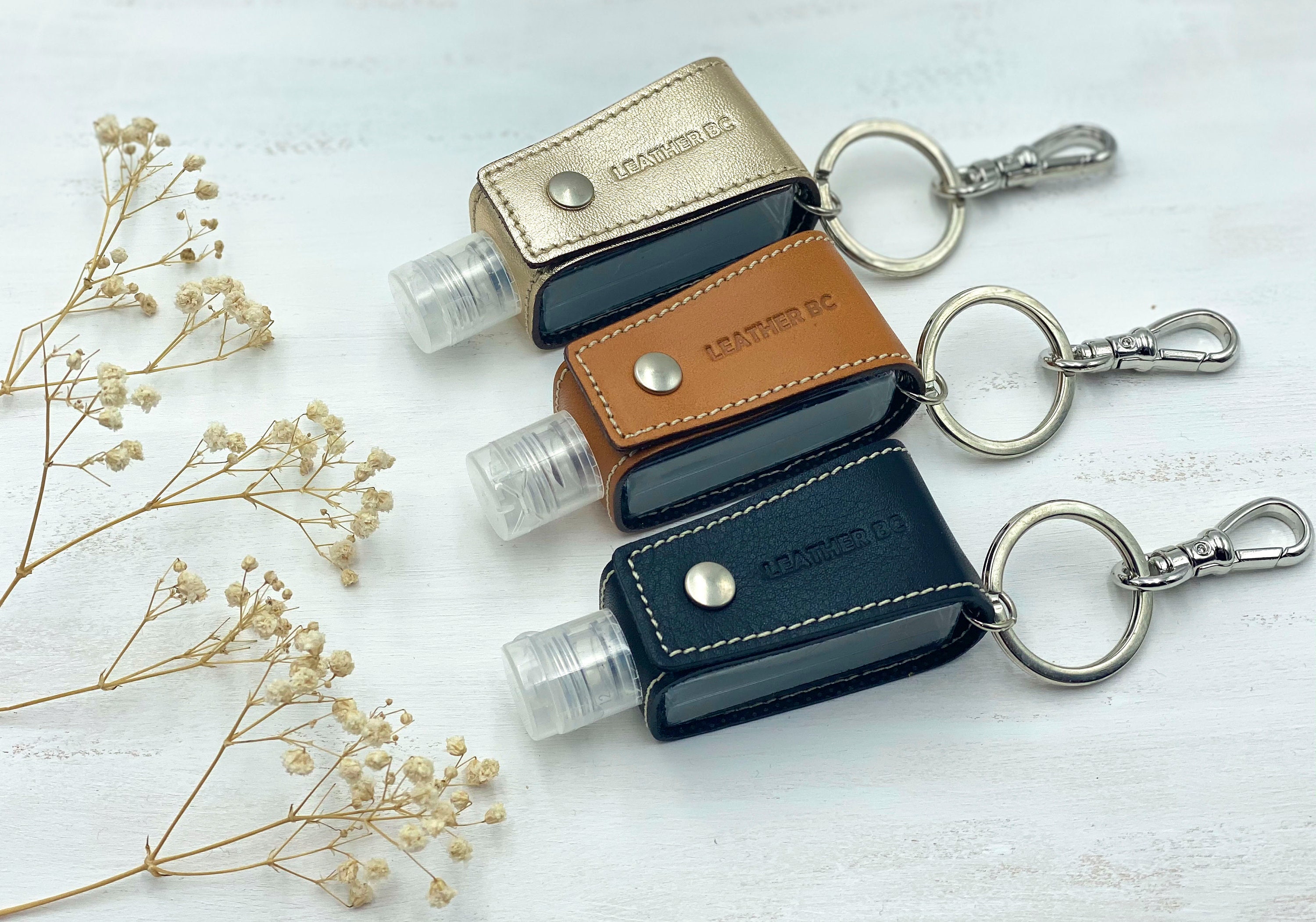 Disinfectant Gel Keychain Leather Keychain Custom Keychain Etsy UK