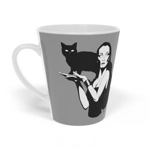 Cher - Latte Mug - Chic Coffee Cup, Perfect for Home, Office, Gift for Coffee Lovers, Modern Design, 12oz