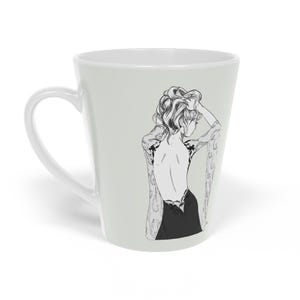Fancy - Latte Mug – Chic 12oz Ceramic Coffee Cup, Stylish Gift for Coffee Lovers, Home & Office Drinkware