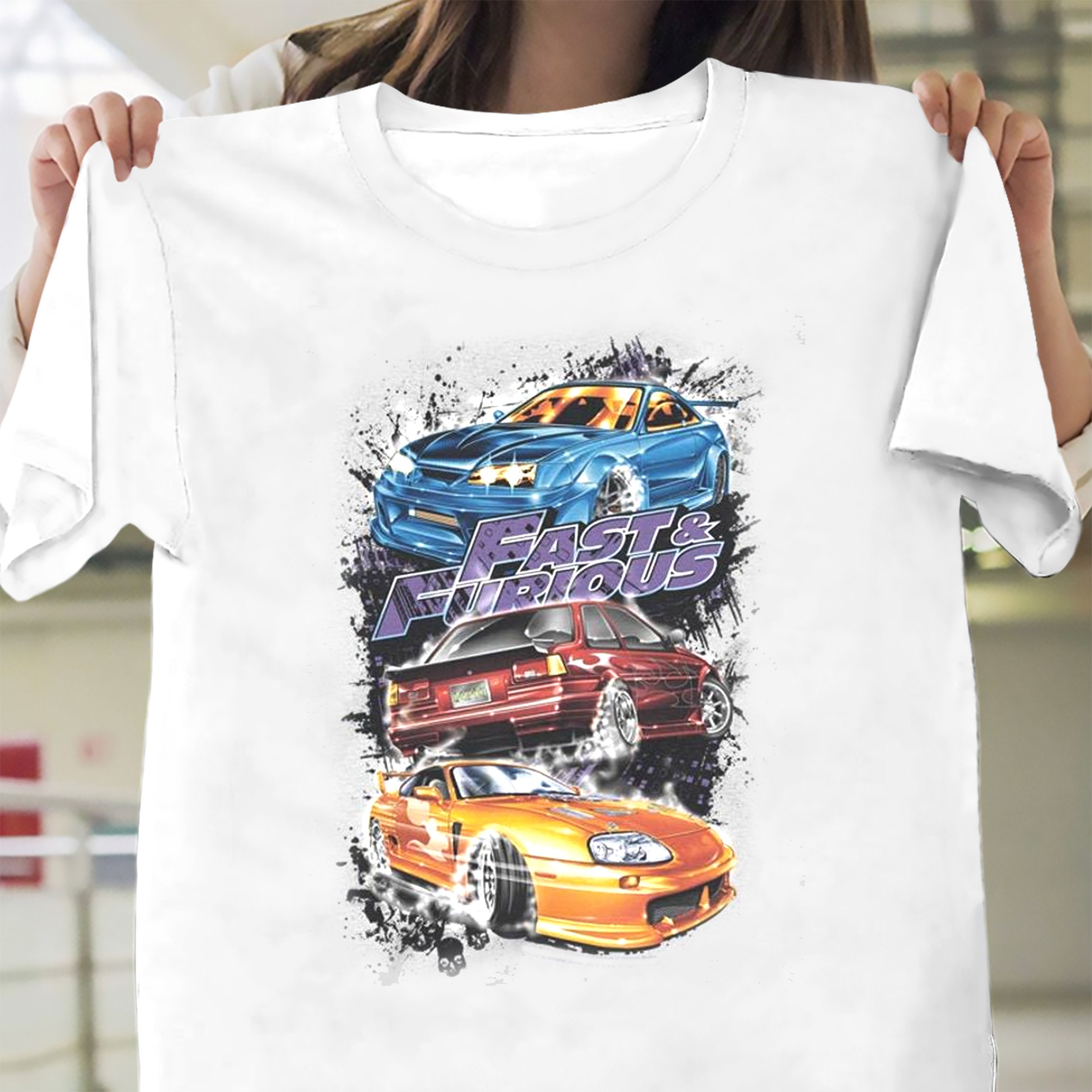 Three Cars Of Fast And Furious TShirt Fast And Furious Etsy