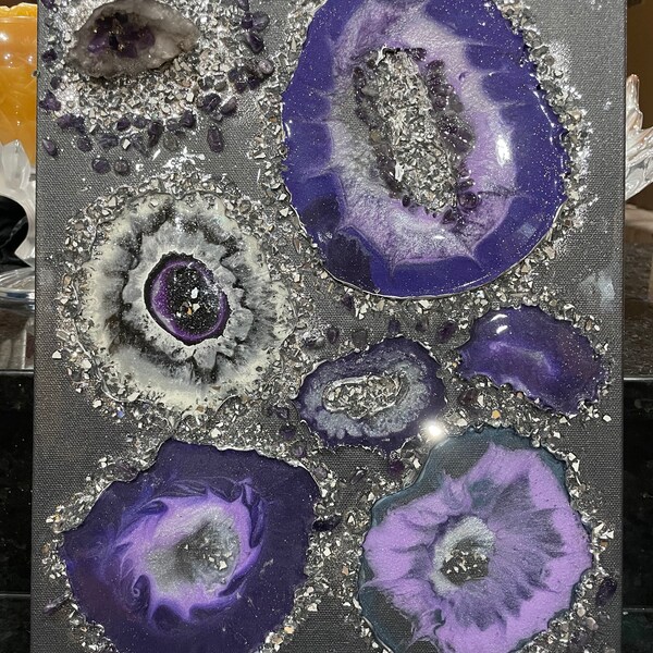 Geode Painting - Etsy