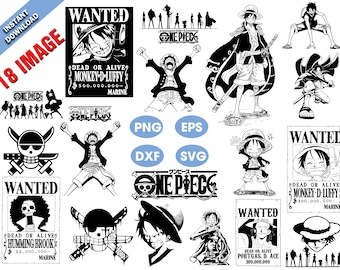 One Piece Clipart Etsy