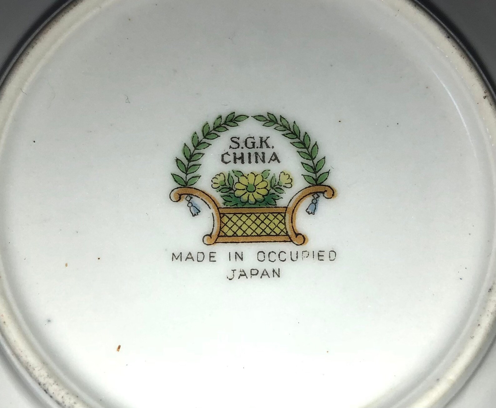 1118 Saucer Made in Occupied Japan S G K China Etsy