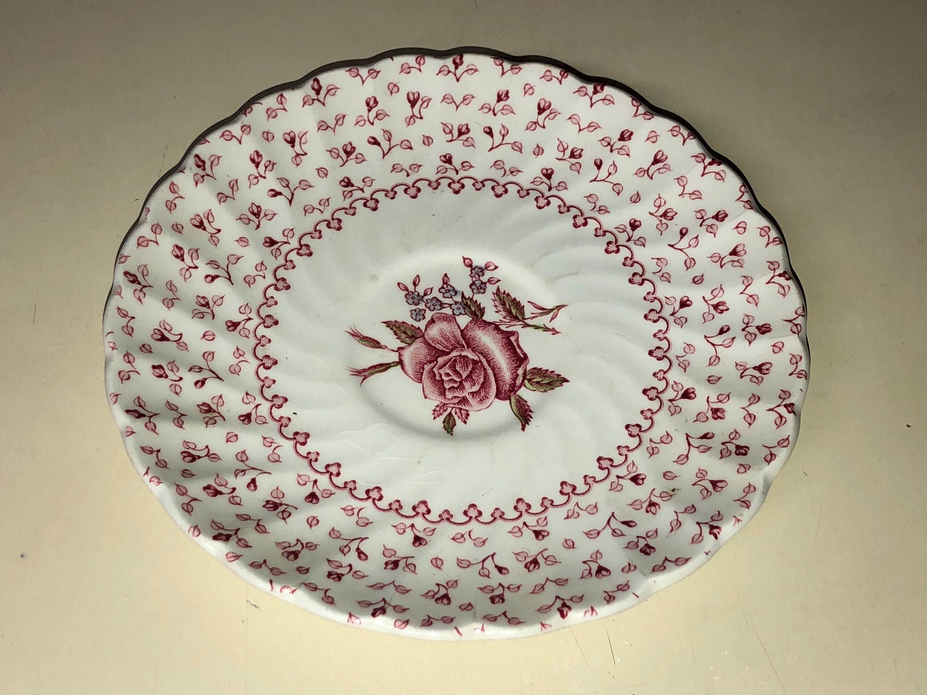 1388 Johnson Bros Rose Bouquet Marked Made in England 5 Etsy