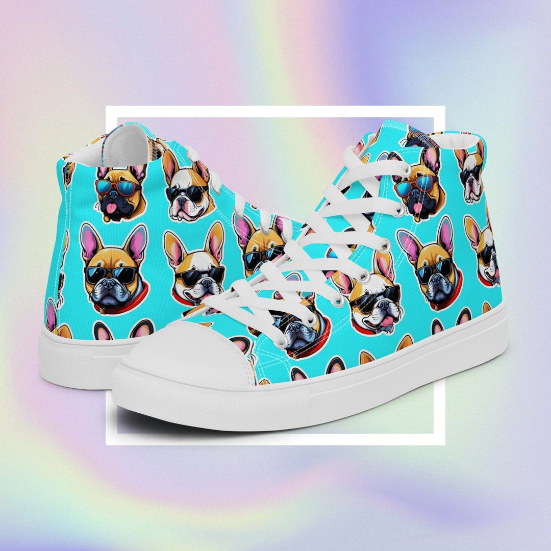 French Bulldog Shoes French Bulldog Sneakers French Bulldog Etsy