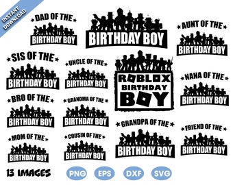 Download Roblox Birthday Svg Etsy