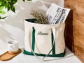 Custom Tote Bag, Bridesmaid GiftsTote Bag, Embroidered Canvas Tote Bag with Initials, Bridal Shower, Personalized Gifts, Bachelorette Gifts product logo
