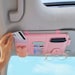 Car sun visor clip, sun visor storage bag, car storage bag, car certificate clip, car interior articles,plush clip,car Accessories,car decor 