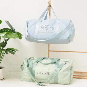 Personalisierter Seesack|Weekender Reisetasche|Monogramm Tasche|Gepäcktasche|Reisetasche für Frauen|Sporttasche|Puppentasche|Weihnachtsgeschenk
