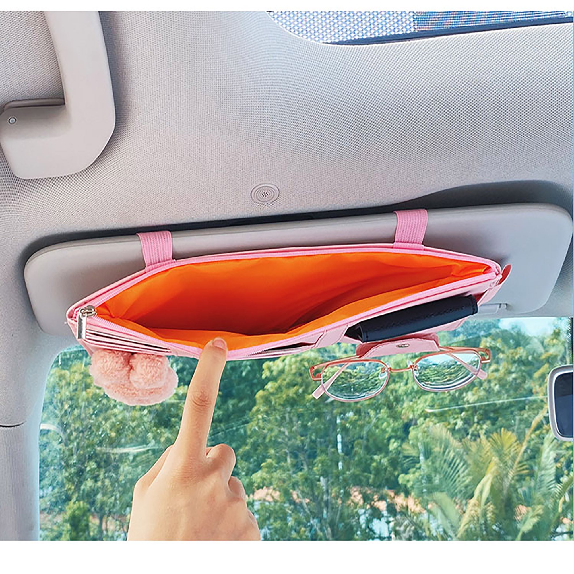 Car Sun Visor Clip Sun Visor Storage Bag Car Storage Bag Etsy Australia
