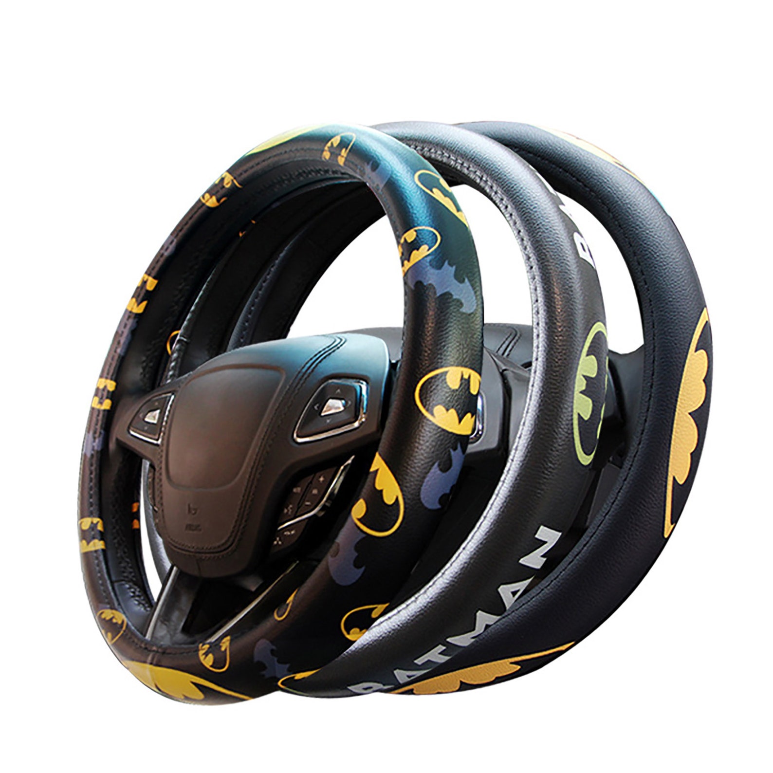 Batman Steering wheel coverBruce Wayneleathernonslip Etsy