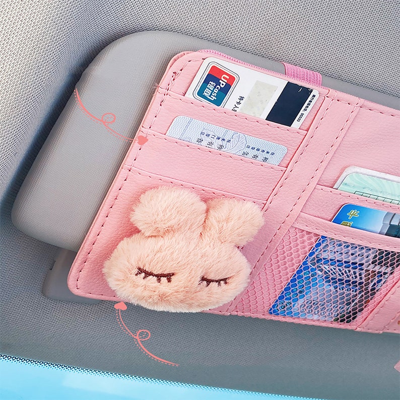 Car Sun Visor Clip Sun Visor Storage Bag Car Storage Bag Etsy Australia