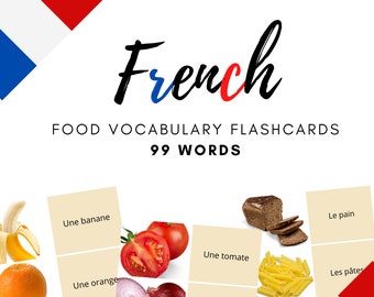 99 Flashcard sul cibo FRANCESE - Scarica PDF