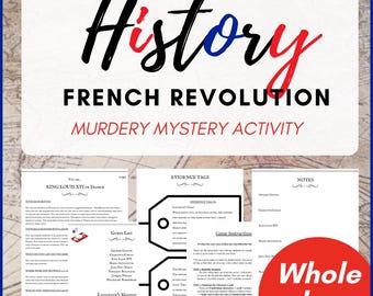 French Revolution Murder Mystery – Classroom History Activity (Digital Download)