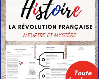 French Revolution Murder Mystery – Classroom Activity (French Version) (Digital Download)