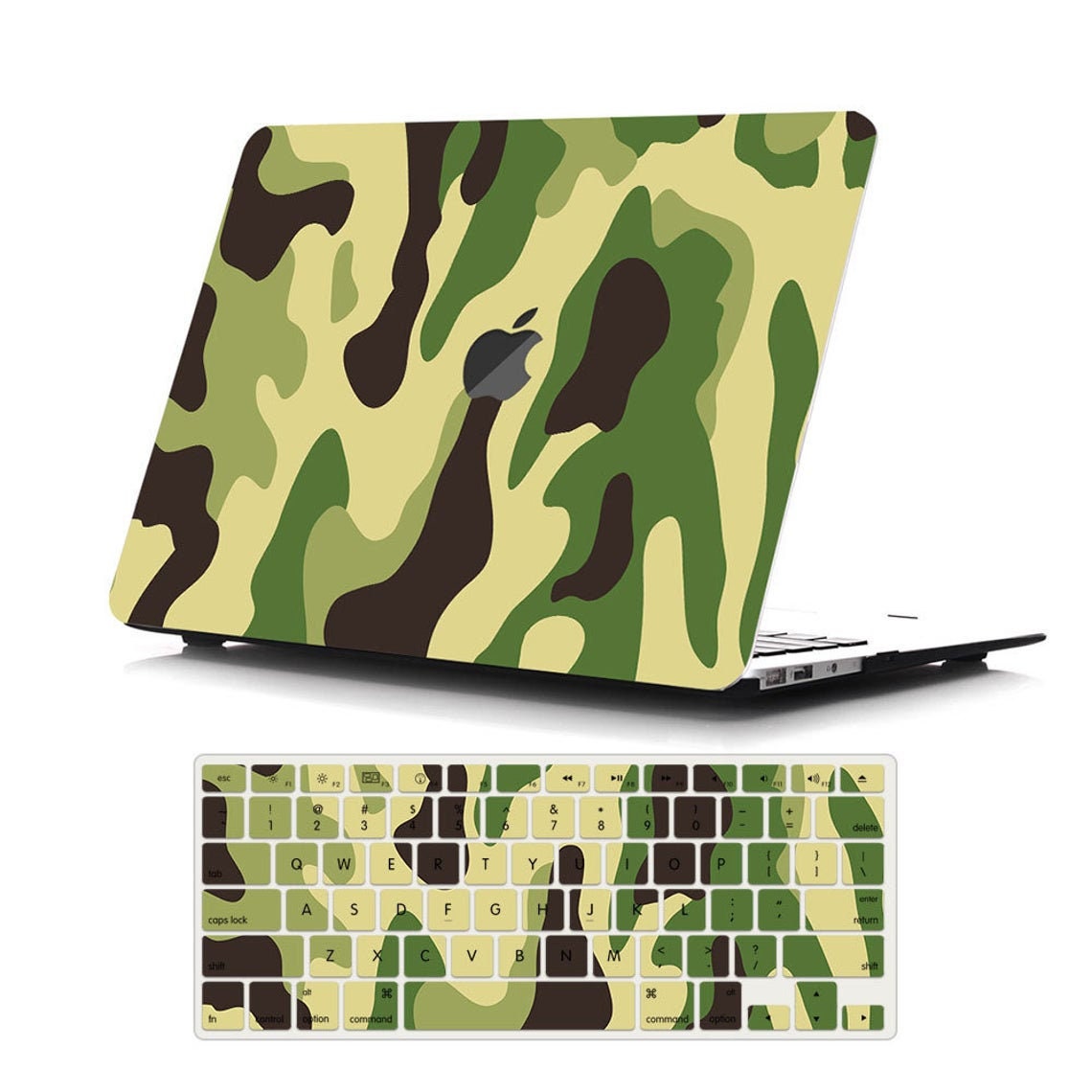Camouflage Pattern Keyboard Cover Set with MacBook Pro 13 Case Etsy
