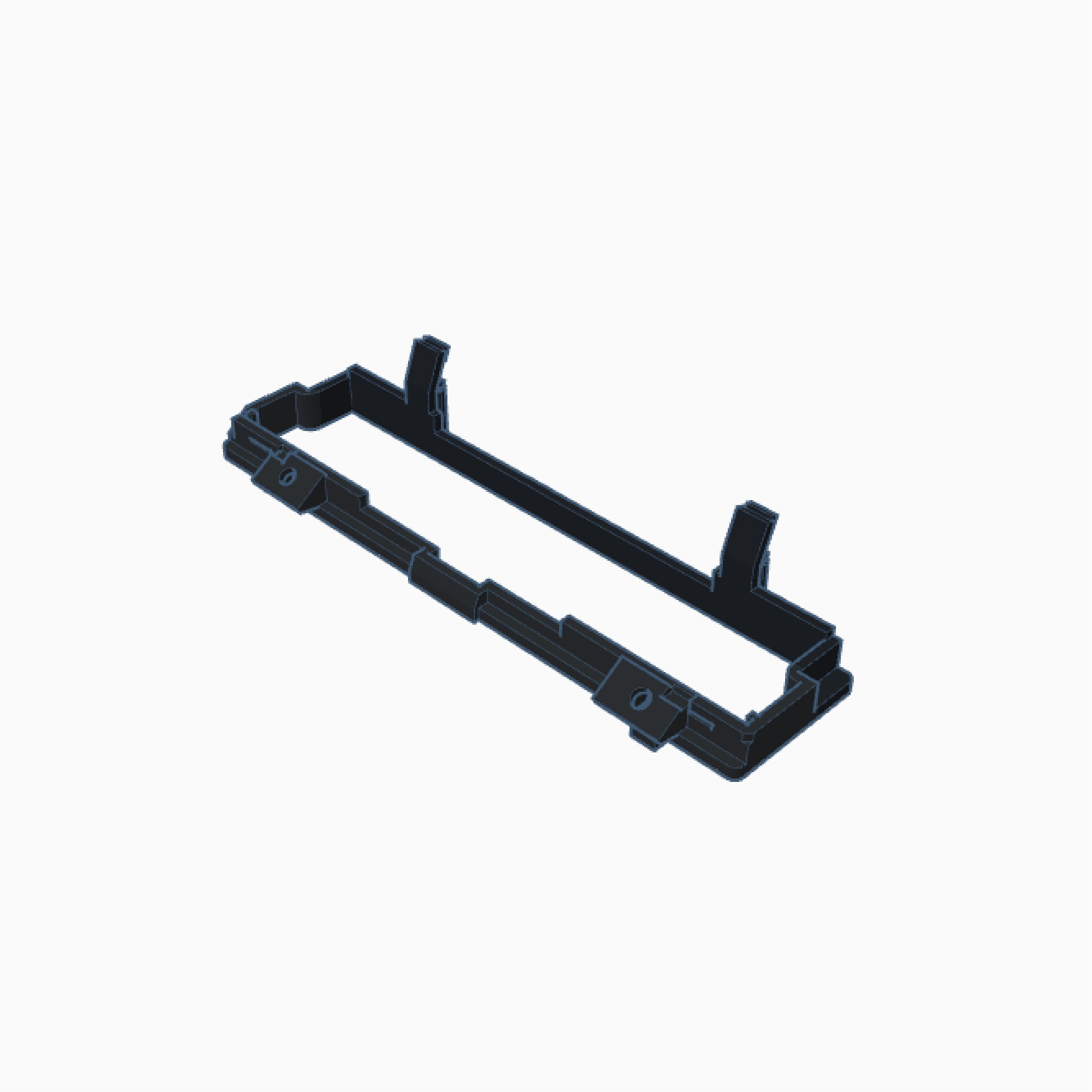 BMW E46 HVAC Relocation Bracket for Double Din Unit 3 Series AC 3D